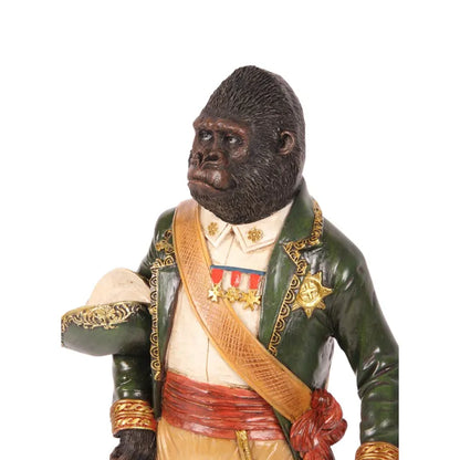 Gorilla Statue in Uniform 40.5 cm – Luxury Animal Statue – Dutch Style