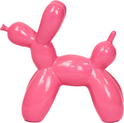 Ballonhund Statue Pink – Verspielte Dekoration