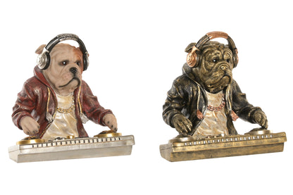DJ Hond Beeld – Resin 24 cm