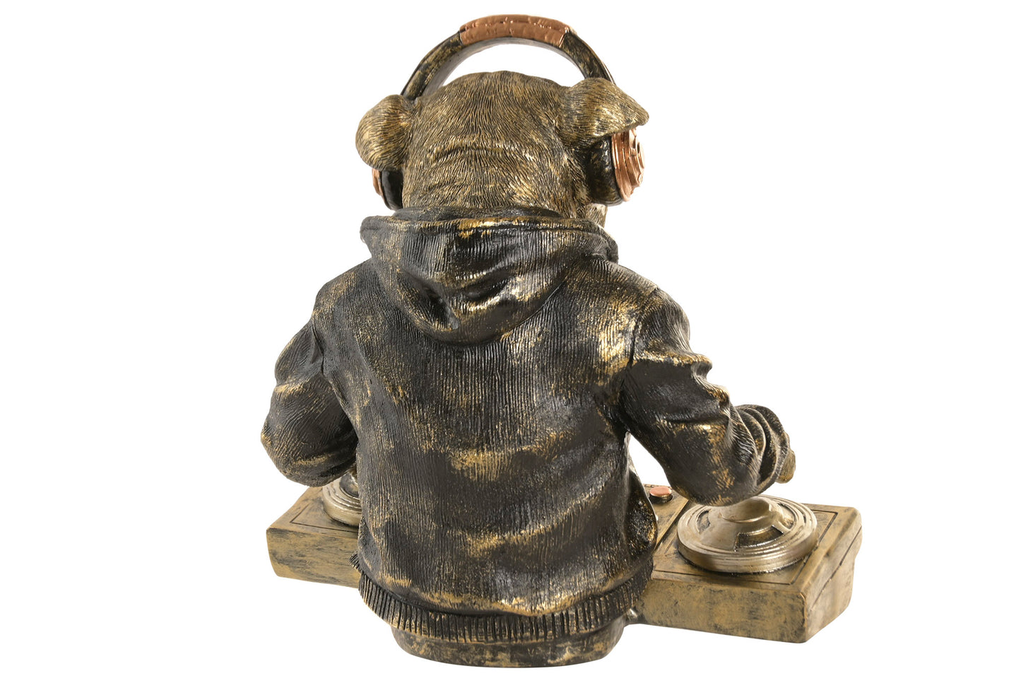 DJ Hond Beeld – Resin 24 cm