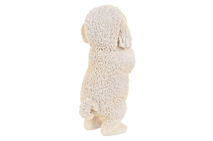 Hund Figur Stehend Braun oder Weiß – Süße Deko-Statue