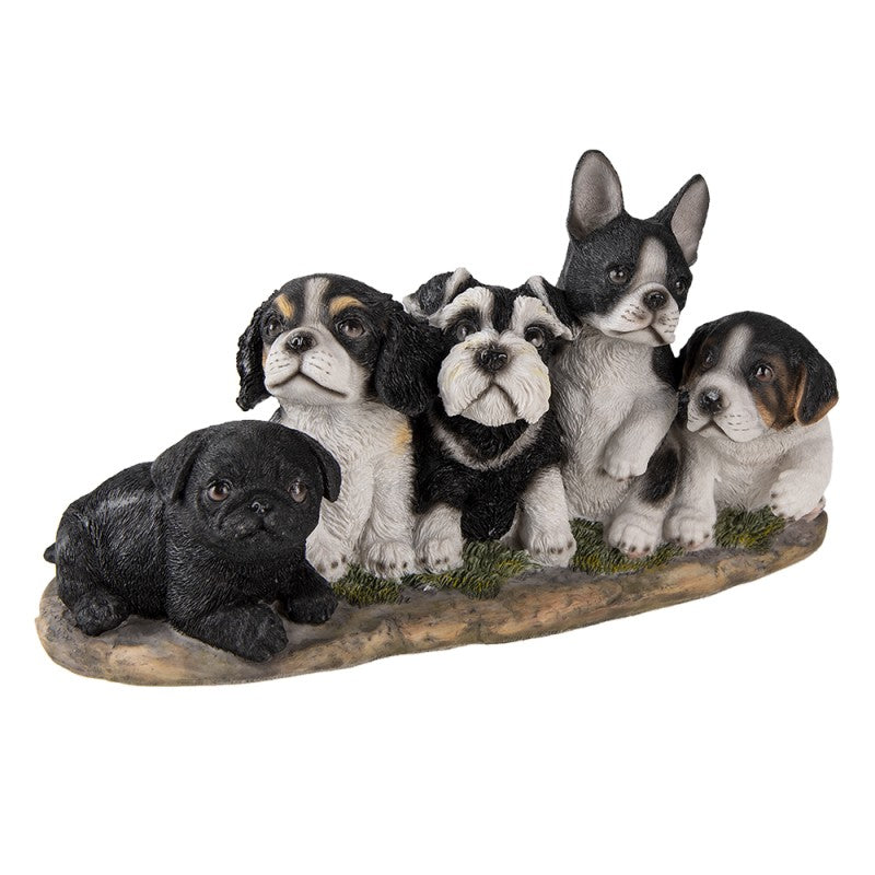 🐶 Welpenfigur – 5 süße Hunde – 33 x 12 x 17 cm