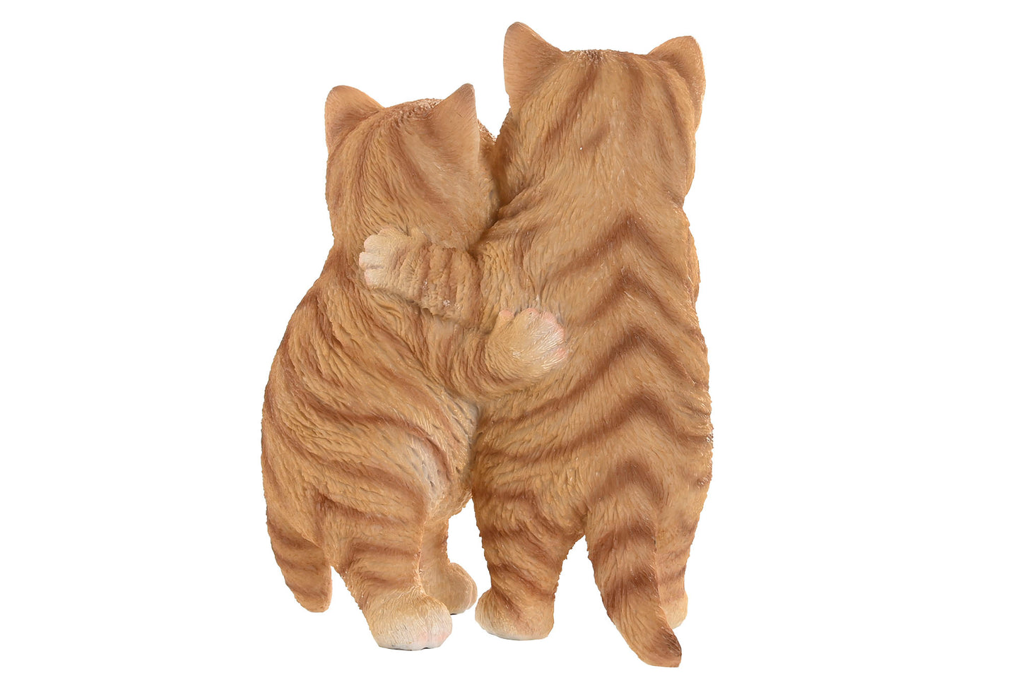 Knuffelende Katten Beeld – Resin 18 cm