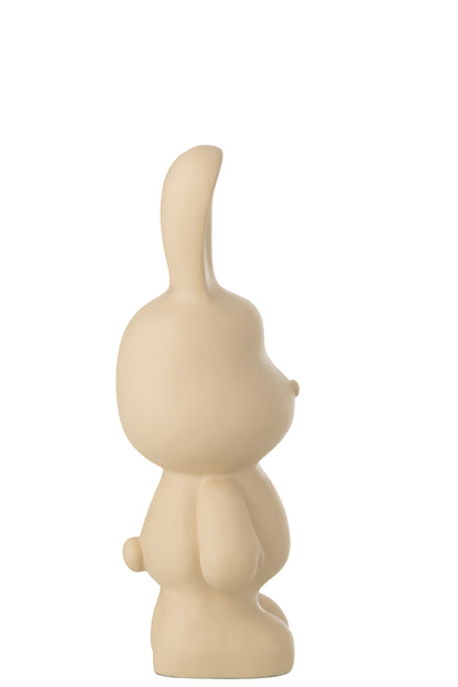 XL Konijn Beeld – Minimalistisch Statement – Beige – 49 cm