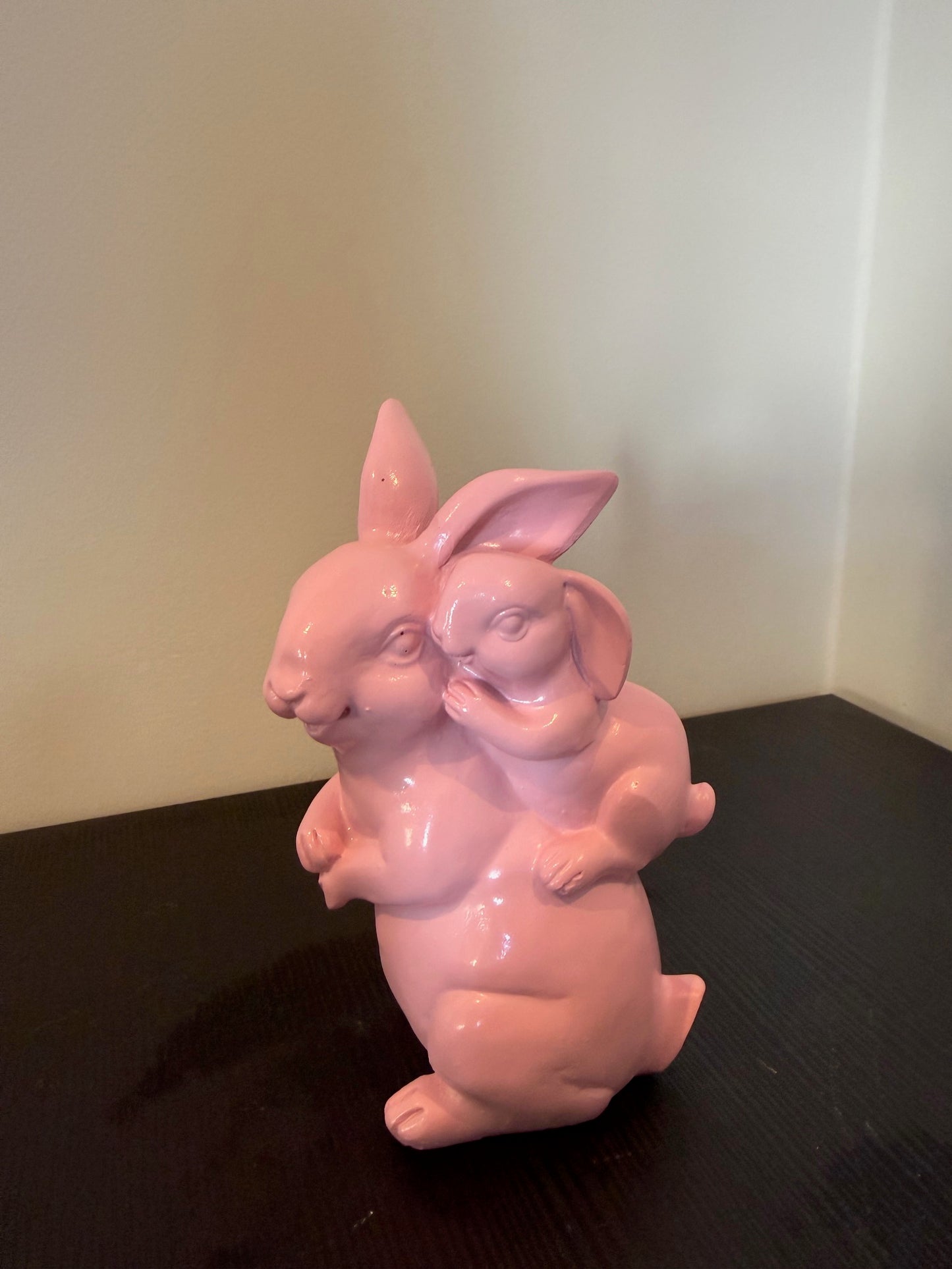 Dekorative Hasenfiguren, Duo – 15 cm – 4 Farben