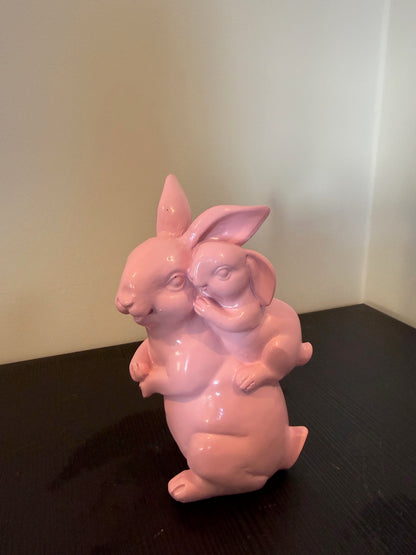 Dekorative Hasenfiguren, Duo – 15 cm – 4 Farben