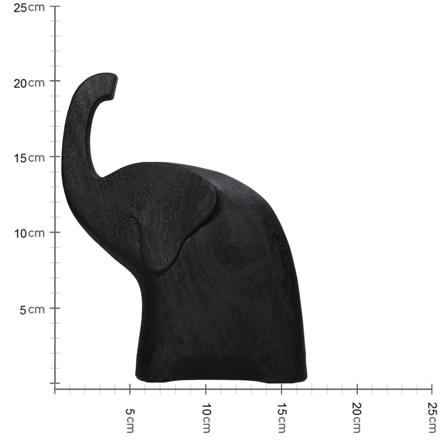 Schwarze Elefantenstatuen – Modern &amp; Minimalistisch