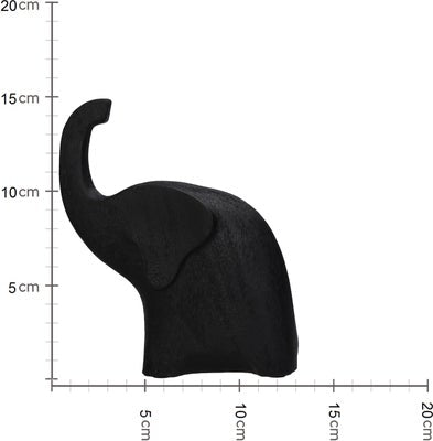 Schwarze Elefantenstatuen – Modern &amp; Minimalistisch