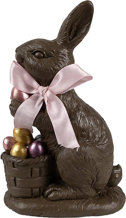 Osterhasen Figur mit Korb