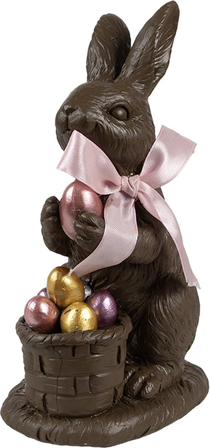 Osterhasen Figur mit Korb