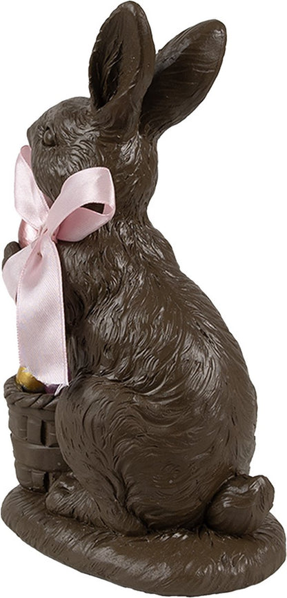 Osterhasen Figur mit Korb