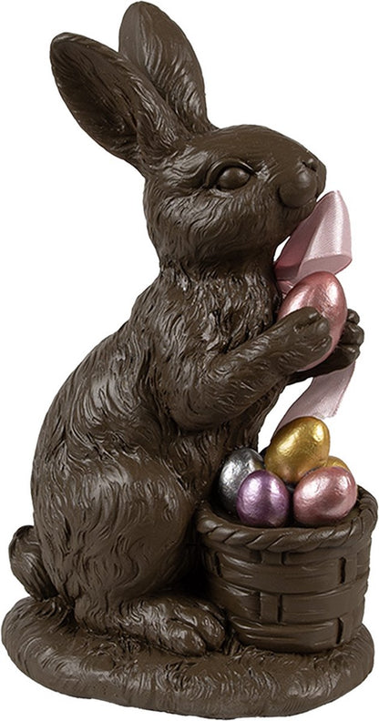 Osterhasen Figur mit Korb