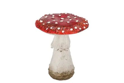 Set van 2 Rode Paddenstoelen met Boslook – 10 & 13 cm