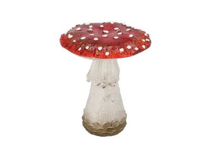 Set van 2 Rode Paddenstoelen met Boslook – 10 & 13 cm