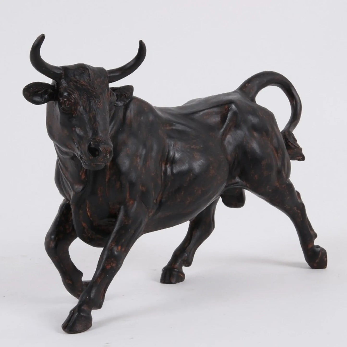 Stier Beeld – Zwart Decoratief Stierenbeeld Dutch Style
