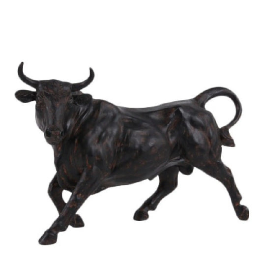stier beeld zwart decoratief stierenbeeld dutch style stoer