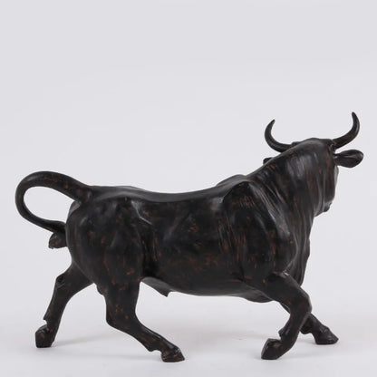 Stier Beeld – Zwart Decoratief Stierenbeeld Dutch Style