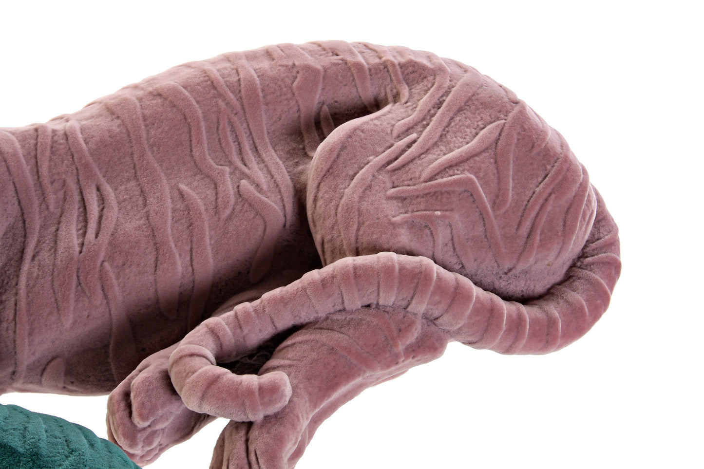 Velvet Tiger Statue – 36 cm – Old Pink or Blue-Green – Tough &amp; Soft