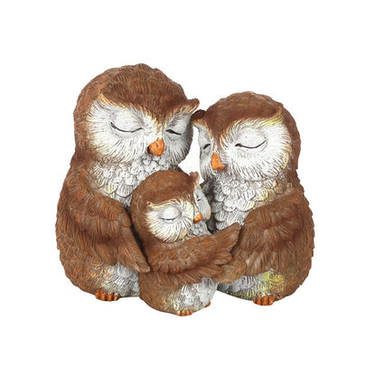 Beeldje Uilen Familie – Together as Three