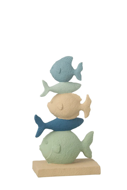 Fischskulptur Dekoration – Pastell Tierfigur