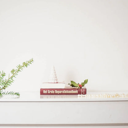 Wit Kerstboom Beeldje met LED