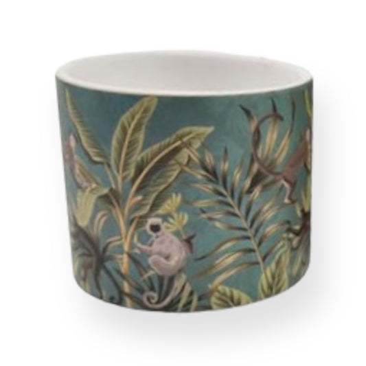 Blumentopf Monkey Print – Keramik