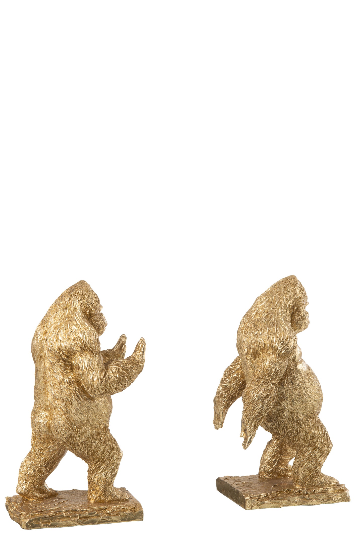 Boekensteunen Gorilla – Set van 2 Goud