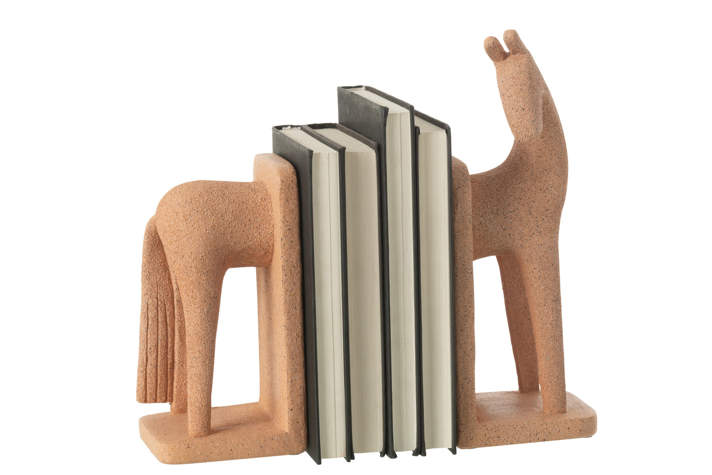 Boekensteunen Paard – Set van 2 Terracotta