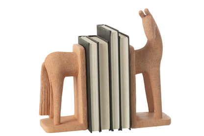 Boekensteunen Paard – Set van 2 Terracotta