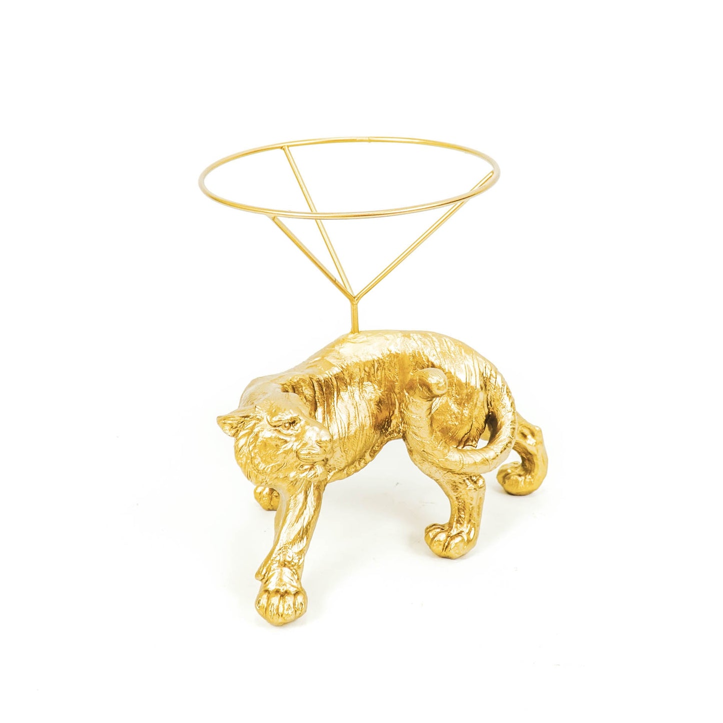 Bordenhouder Tijger Goud – Luxe Keukendecoratie