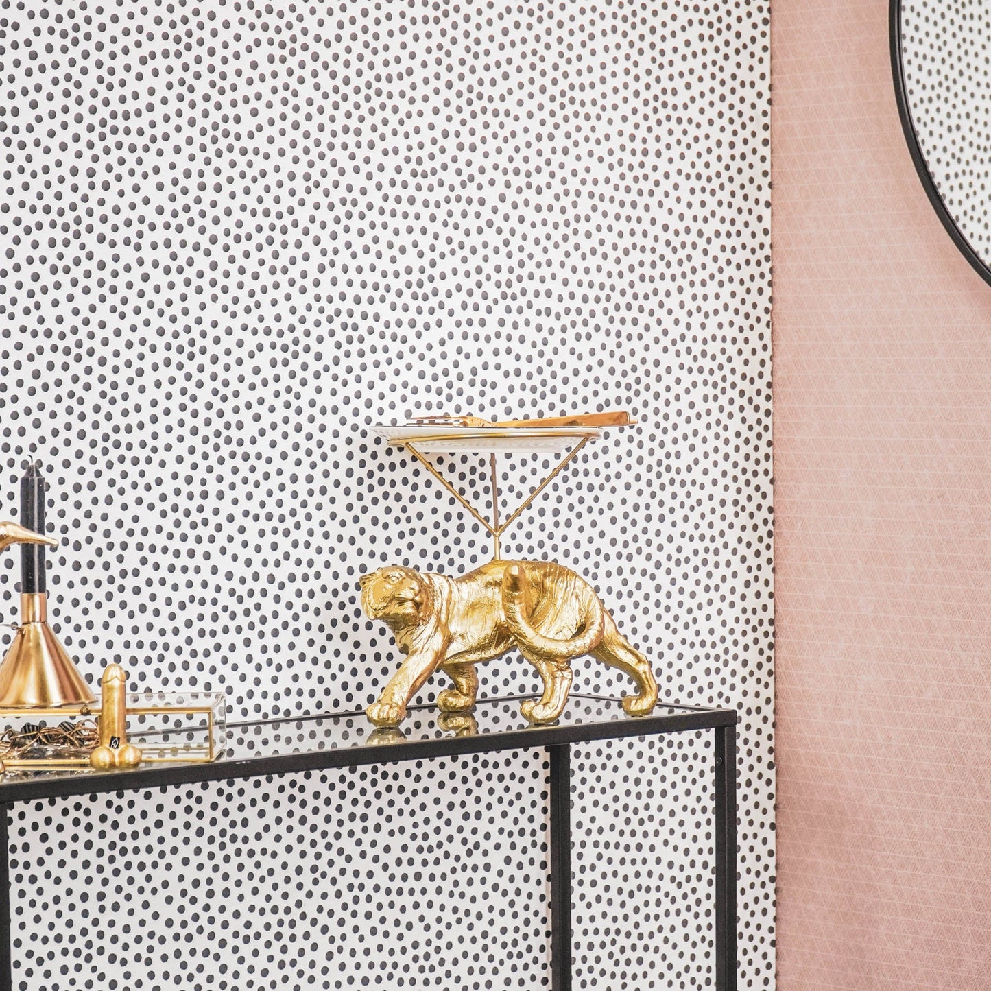 Bordenhouder Tijger Goud – Luxe Keukendecoratie
