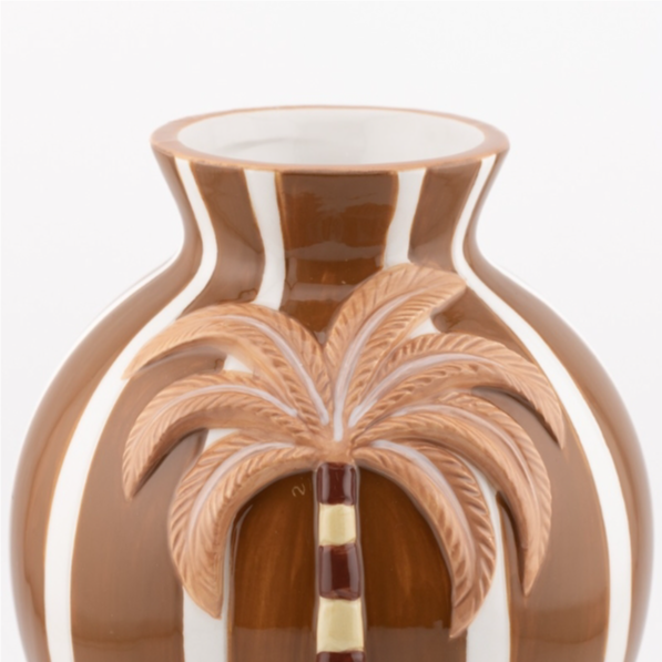 Vaas Palm Keramiek – Tropisch Design 15,6 cm