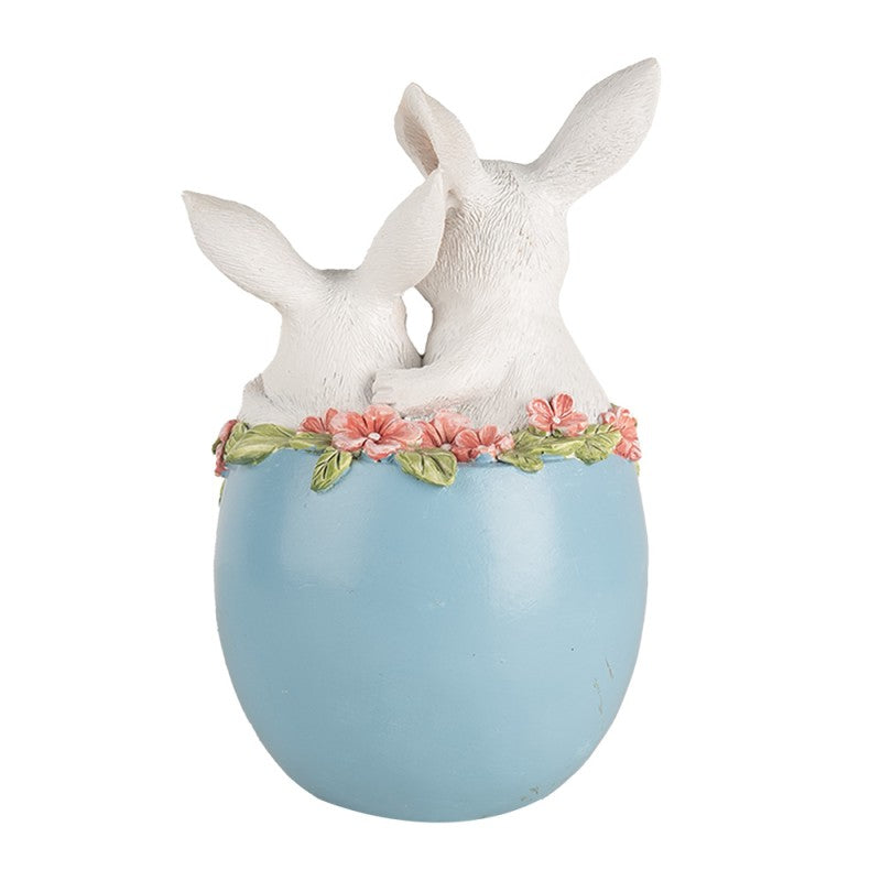 Osterhasen im blauen Ei