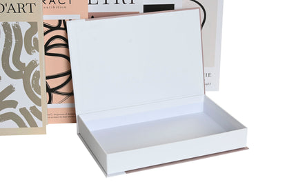 Book box art set – abstract storage box decoration 6 designs
