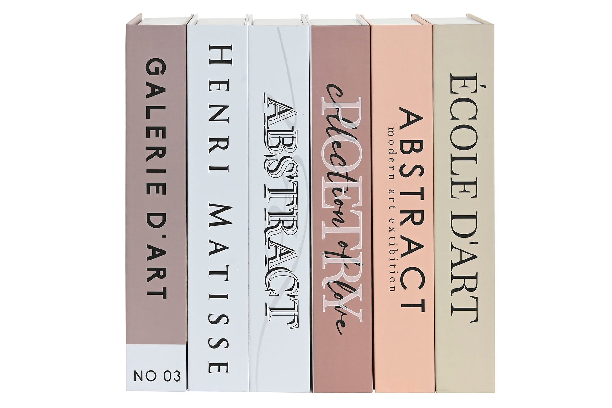 decoratieve boek box art opbergdoos set abstract design minimalistische boekenbox
