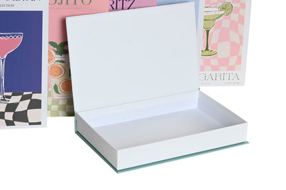 Book box cocktail set – decorative storage box 6 designs
