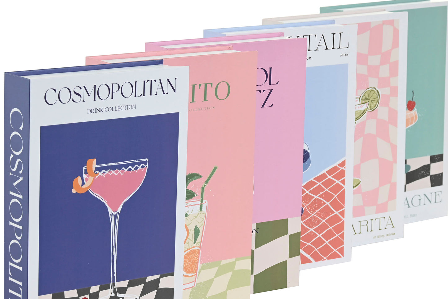 Book box cocktail set – decorative storage box 6 designs