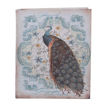 Decorative Book Storage Box Peacock – Set of 3