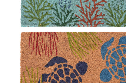 Coconut Doormat Sea Animals - Turtle or Seahorse