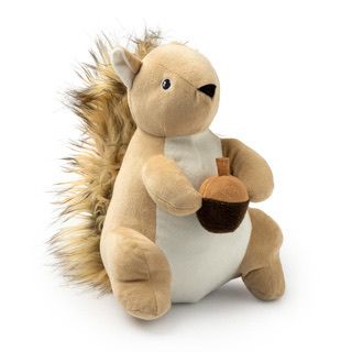 Eekhoorn Deurstopper met Eikel – Beige 27 cm