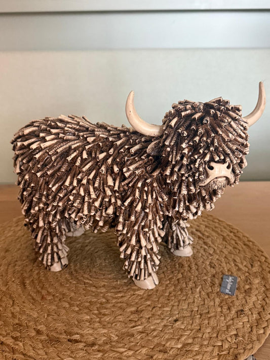 Decoratief Beeld Bizon Bruin – 3 Maten | Landelijke Woondecoratie