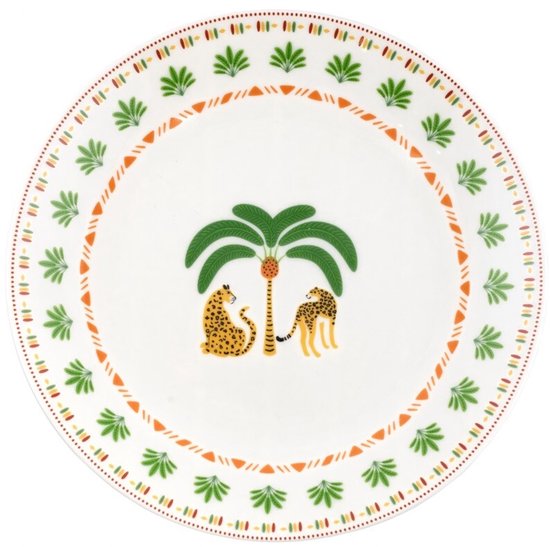Panter servies Verde – keramiek – jungle design