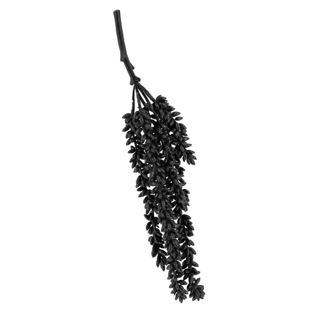 Schwarze künstliche Erbsenpflanze – Kolony 33 cm