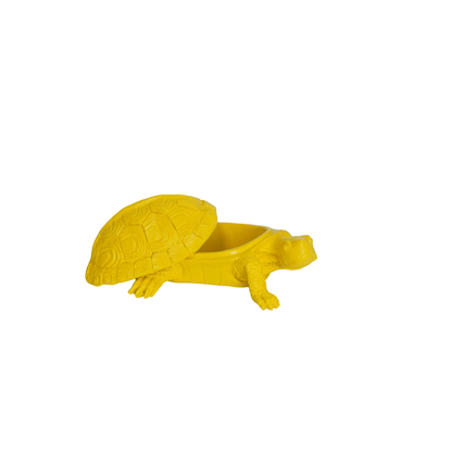 Gele Schildpad Beeld – Sieradendoos – 15,5 cm