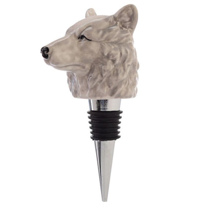 Flessenstop Wolf – Stoere Wijnaccessoire van Puckator
