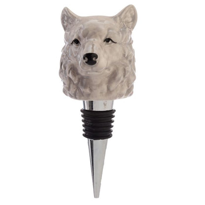 Flessenstop Wolf – Stoere Wijnaccessoire van Puckator