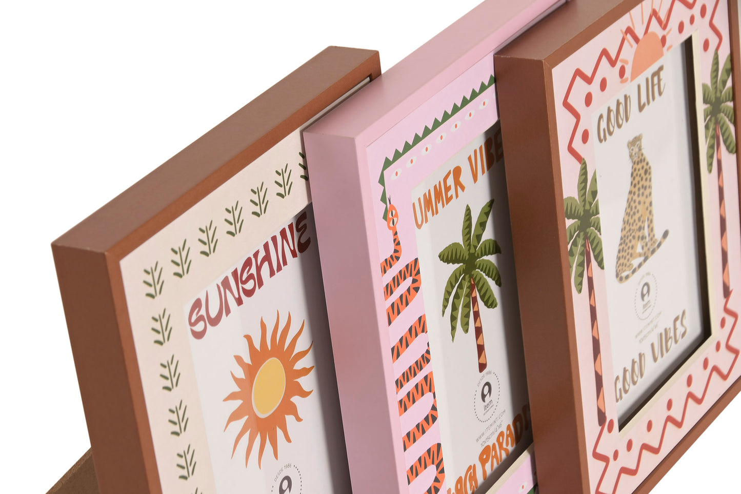 Boho Fotolijst 10 x 15 cm - MDF & Glas - Keuze uit 3 Varianten