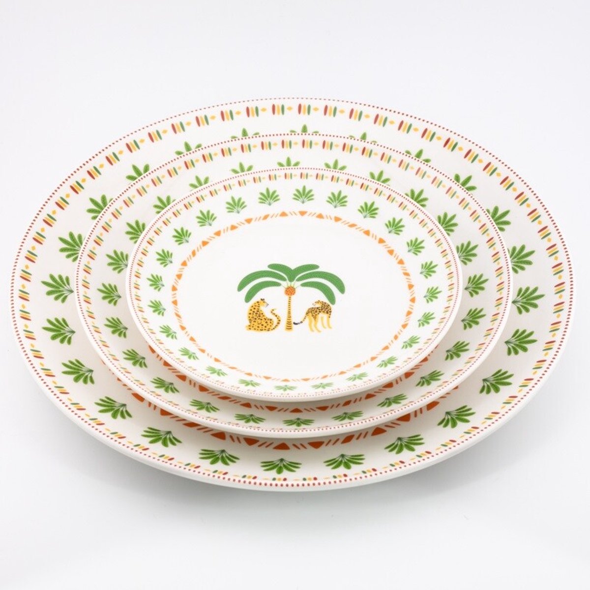 Panter servies Verde – keramiek – jungle design