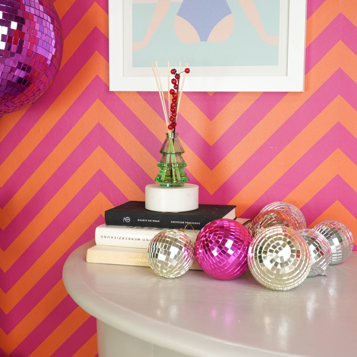 Kerst Diffuser Housevitamin – 100 ml – Wintergeur Kaneel – Met Stokjes & Bessentakje