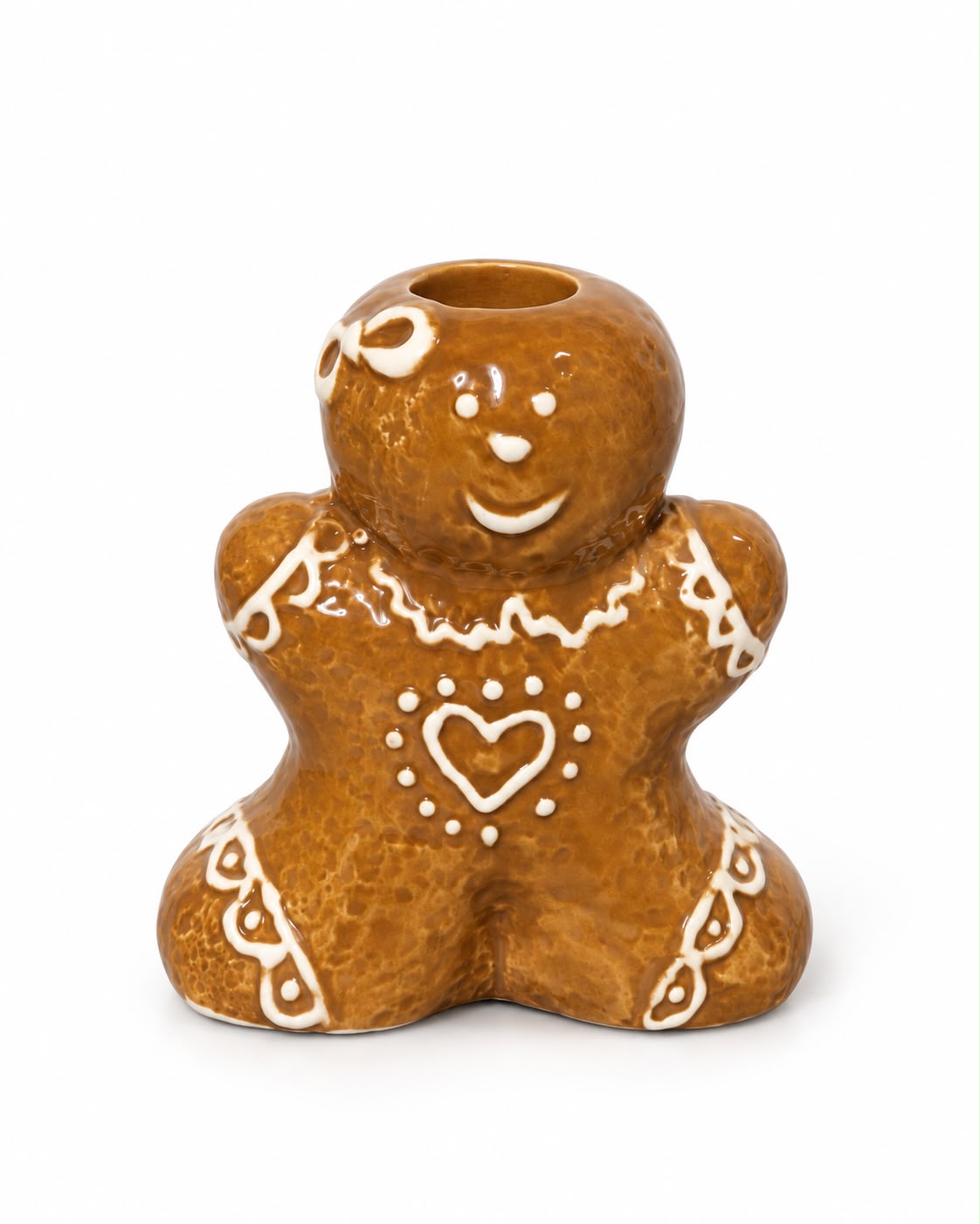 Gingerbread Kandelaar Keramiek – 11 cm | Mannetje of Vrouwtje